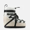 Bílé boty Moon Boot X Moncler Grenoble Icon Low Kotníkové boty