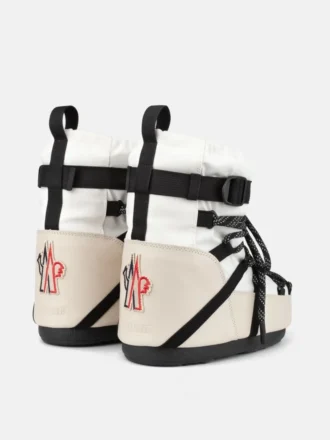 Bílé boty Moon Boot X Moncler Grenoble Icon Low Kotníkové boty