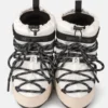 Bílé boty Moon Boot X Moncler Grenoble Icon Low Kotníkové boty