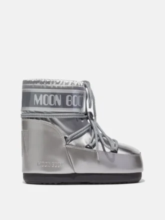 Boty Icon Low Glance Silver Satin