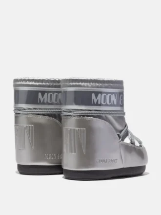 Boty Icon Low Glance Silver Satin