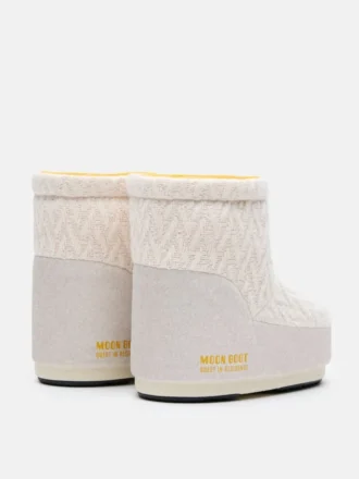 Boty Moon Boot X Guest in Residence Icon Low No Lace White Sand Knit