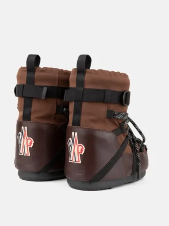 Boty Moon Boot X Moncler Grenoble Icon Low Mocha Brown