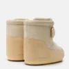 Boty Moon Boot X Vandythepink® Icon Strap z béžového semiše