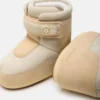 Boty Moon Boot X Vandythepink® Icon Strap z béžového semiše
