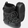 Černé kotníkové boty Moon Boot X Moncler Grenoble Icon Low