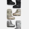 Boty Icon Low Glance Silver Satin