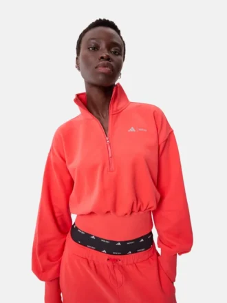 Červená tepláková bunda Adidas X Moon Boot