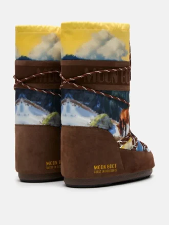 Moon Boot X Guest in Residence Icon High Postcard Cocoa boty