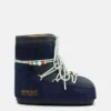 Moon Boot X Guest in Residence Icon Low Midnight & Grey Beaded Suede Kotníkové boty