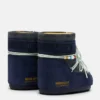 Moon Boot X Guest in Residence Icon Low Midnight & Grey Beaded Suede Kotníkové boty