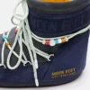 Moon Boot X Guest in Residence Icon Low Midnight & Grey Beaded Suede Kotníkové boty