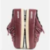 Nylonové Mules Evx v barvě burgundy